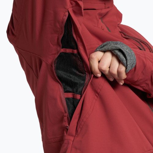 Női snowboard kabát ROXY Stated Warmlink 2021 brick red