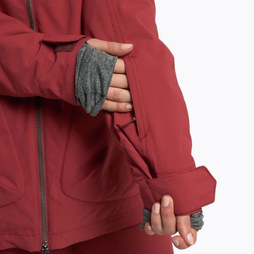 Női snowboard kabát ROXY Stated Warmlink 2021 brick red