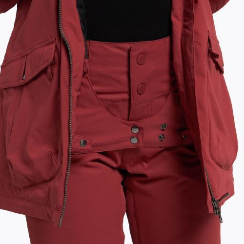 Női snowboard kabát ROXY Stated Warmlink 2021 brick red
