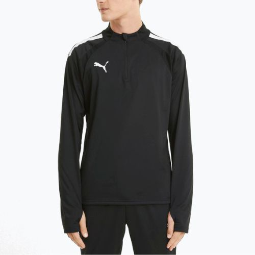 PUMA Teamliga 1/4 Zip Top futball melegítőfelső fekete 657236_03