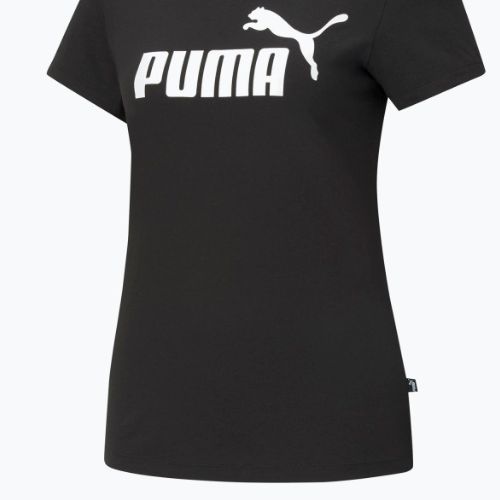 Női tréning póló PUMA ESS Logo Tee fekete 586774_01