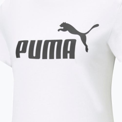 Női tréning póló PUMA ESS Logo Tee fehér 586774_02