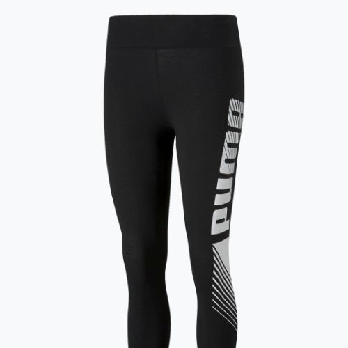 Női edző leggings PUMA Essentials Graphic fekete 586875_01