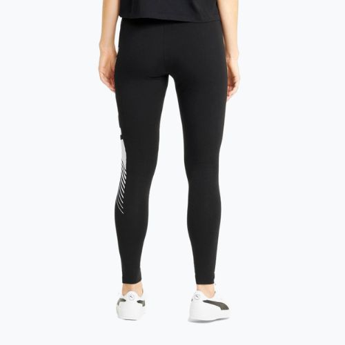 Női edző leggings PUMA Essentials Graphic fekete 586875_01