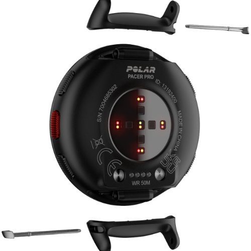 Polar Pacer PRO óra piros és fehér