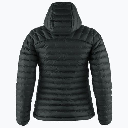 Női Fjällräven Expedition Latt Hoodie pehelypaplan kabát fekete F86120