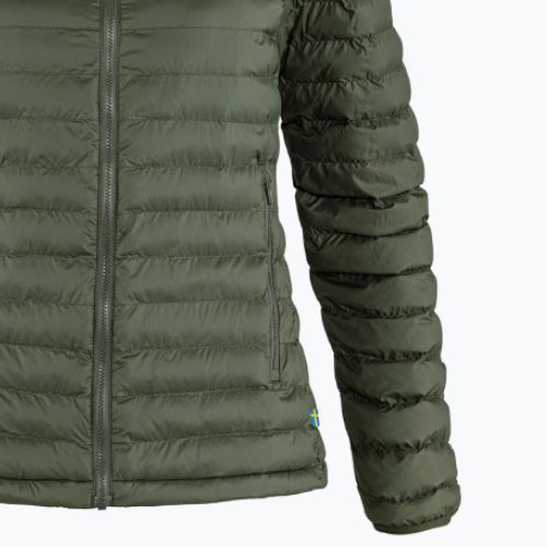 Fjällräven női pehelykabát Expedition Latt Hoodie zöld F86120