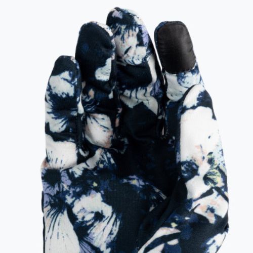 Női snowboard kesztyű ROXY Hydrosmart Liner 2021 true black black flowers