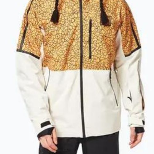 Oakley TC Gunn 2.0 RC Shell férfi snowboard dzseki fehér és sárga FOA403429