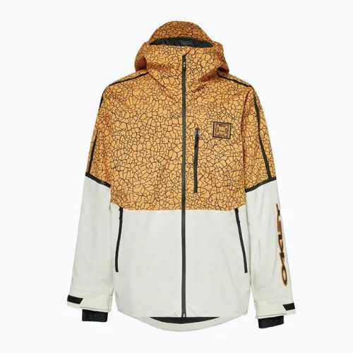 Oakley TC Gunn 2.0 RC Shell férfi snowboard dzseki fehér és sárga FOA403429