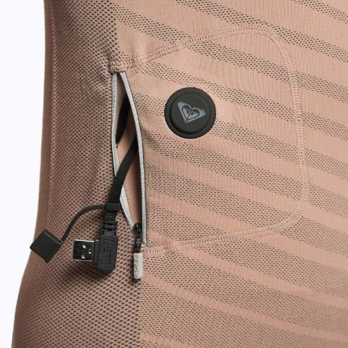 Női termoaktív felső ROXY Base Layer Top Warmlink gray violet