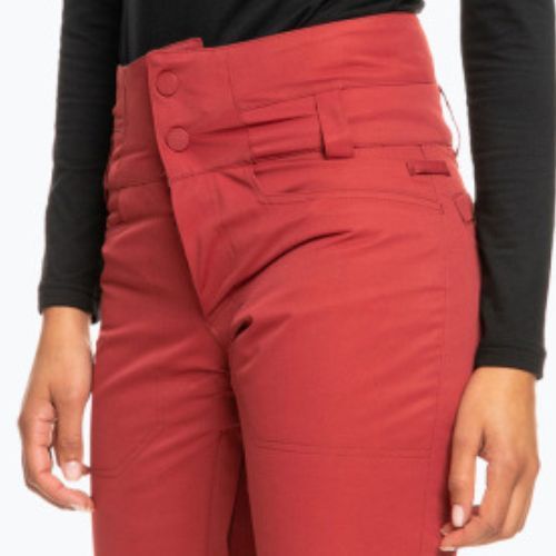 Női snowboard nadrág ROXY Diversion 2021 brick red