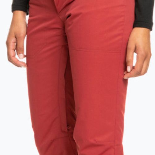 Női snowboard nadrág ROXY Diversion 2021 brick red