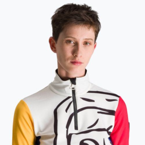 Női sí pulóver Rossignol Bessy 1/2 Zip Top multicolor
