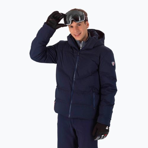 Férfi sí kabát Rossignol Signature Merino Down navy