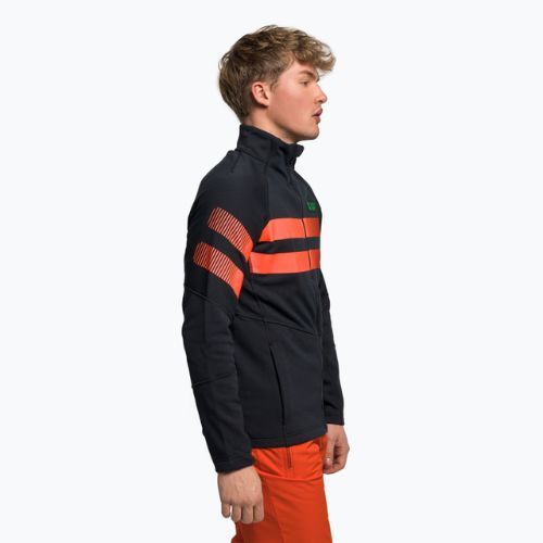 Férfi sí pulóver Rossignol Hero Clim black/red