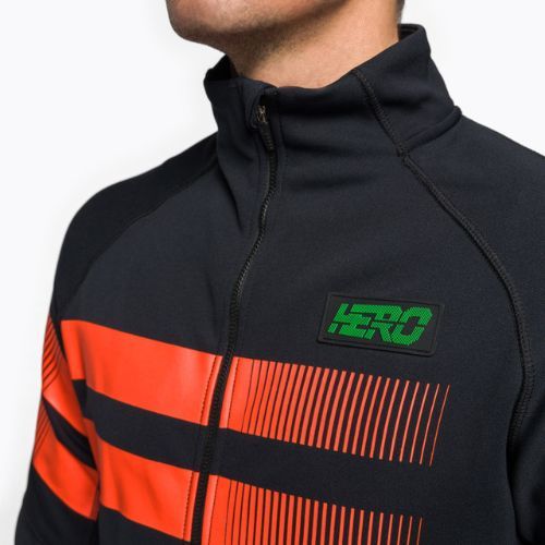 Férfi sí pulóver Rossignol Hero Clim black/red