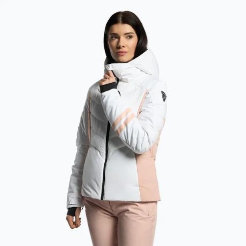 Női sí kabát Rossignol Courbe Optic white