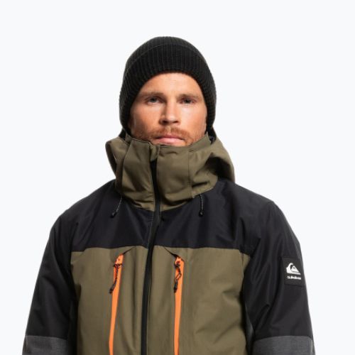 Quiksilver Mission Plus férfi snowboard dzseki fekete-zöld EQYTJ03371