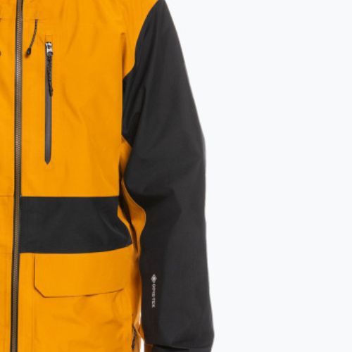 Quiksilver férfi snowboard dzseki Hlpro S Carlson 3l Gore-Tex sárga-fekete EQYTJ03383
