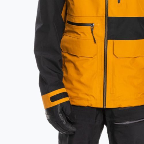 Quiksilver férfi snowboard dzseki Hlpro S Carlson 3l Gore-Tex sárga-fekete EQYTJ03383