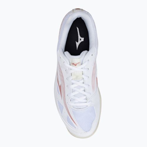 Női röplabda cipő Mizuno Cyclone Speed 3 fehér/rózsaszín V1GC2180K36_36.0/3.5