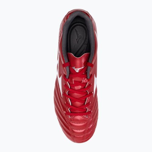 Mizuno Monarcida II Sel MD gyermek futballcipő piros P1GB222560