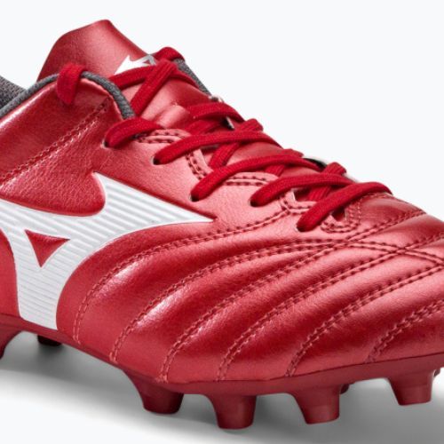 Mizuno Monarcida II Sel MD gyermek futballcipő piros P1GB222560