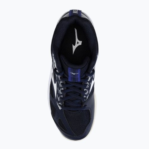 Mizuno Stealth Star Mid gyermek kézilabdacipő tengerészkék X1GC211502