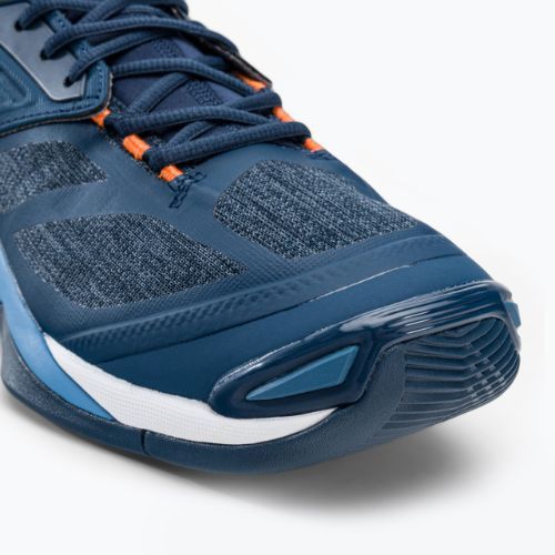 Férfi röplabda cipő Mizuno Wave Momentum 2 Mid tengerészkék V1GA211721