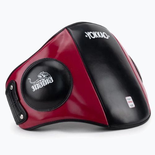 YOKKAO ütés edzés hasi öv fekete/piros BYPL-18