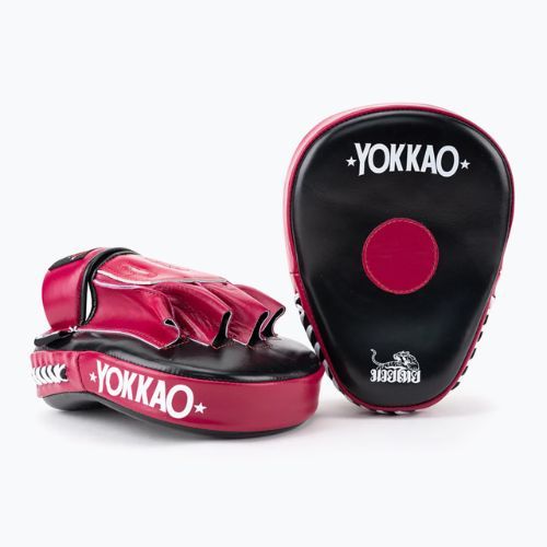 YOKKAO Focus Mitts Open edzés korongok fekete és piros FYML-18