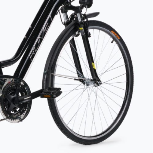 Női trekking kerékpár Romet Gazela fekete/sárga R22A-TRE-28-19-P-468