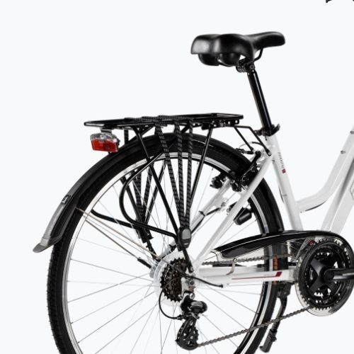 Női trekking kerékpár Romet Gazela fehér-lila R23A-TRE-28-17-2866A