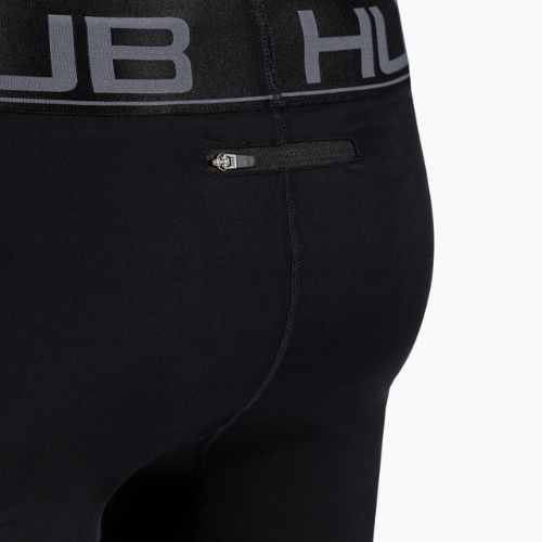 Férfi HUUB kompressziós leggings harisnyanadrág fekete COMTIGHT