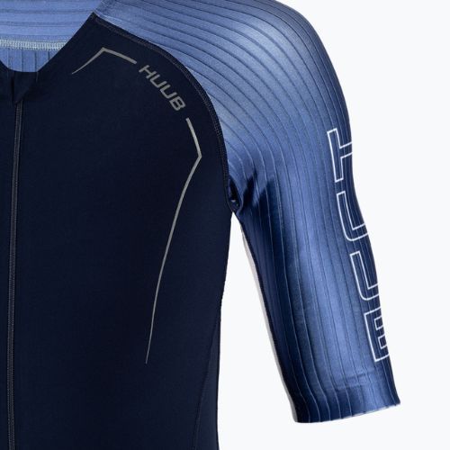 HUUB férfi triatlonruha Anemoi Aero + Flatlock fekete-kék ANEPF