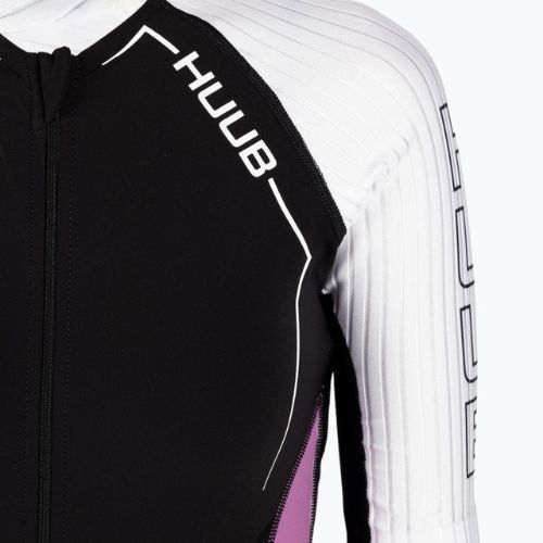 Női triatlon öltöny HUUB Anemoi Aero Tri Suit fekete-fehér ANELCSW