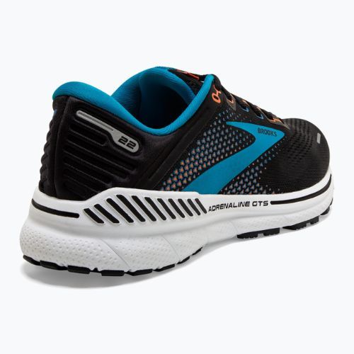 Férfi futócipő BROOKS Adrenaline GTS 22 fekete-kék 1103661D034