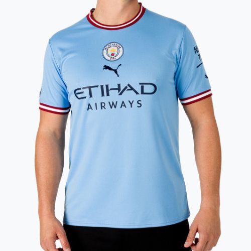 Férfi futball mez Puma Mcfc Home Jersey Replica csapat kék 765710