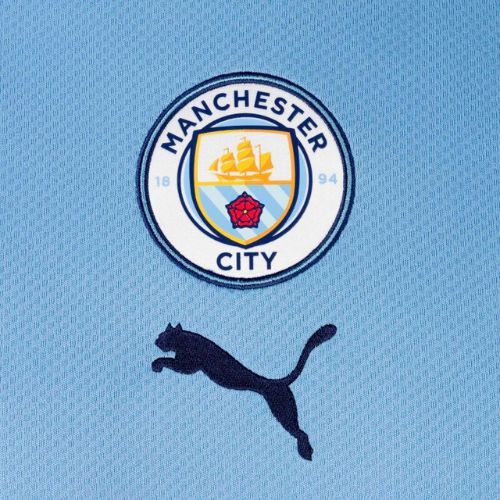 Férfi futball mez Puma Mcfc Home Jersey Replica csapat kék 765710