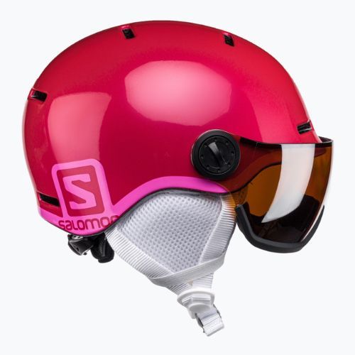 Salomon Grom Visor S2 gyermek síbukósisak rózsaszín L39916200
