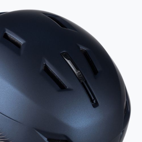 Női síbukósisak Salomon Icon LT Visor Photo Sigma S1-S3 sötétkék L41529800