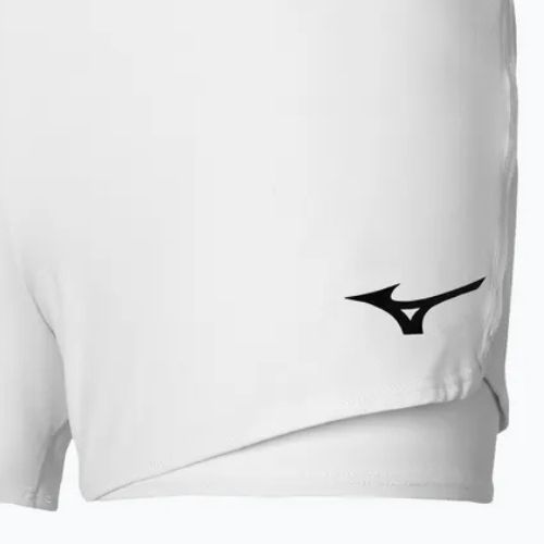 Női tenisz rövidnadrág Mizuno Flex Short fehér 62GB121501