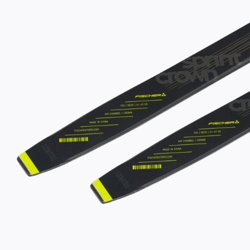 Fischer Sprint Crown + Tour Step-In gyermek sífutó síléc fekete és sárga NP63019V