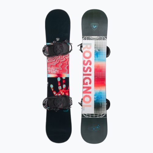 Snowboard Rossignol District Infrablack Wide + Battle XL black/red