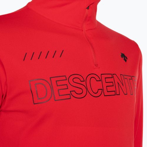 Férfi Descente sí pulóver Descente 1/4 Zip 85 piros DWMUGB28