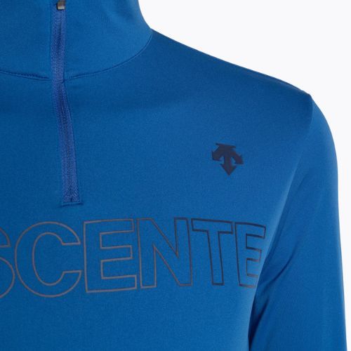 Férfi Descente sí pulóver Descente 1/4 Zip 52 kék DWMUGB28