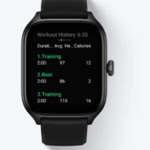 Amazfit GTS 4 óra + skála fekete W2168EU1N