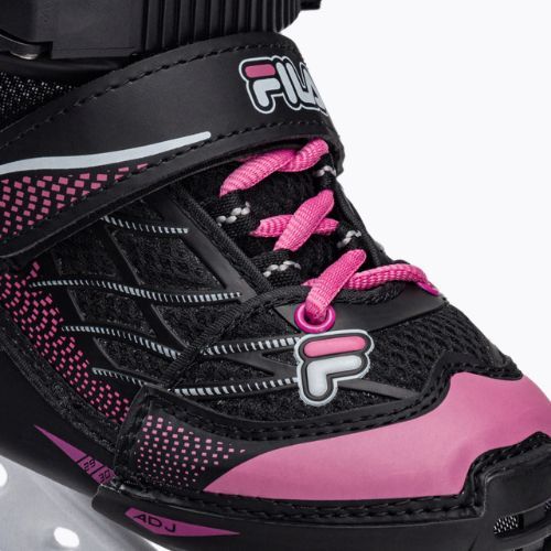 Gyermek korcsolya FILA X-One G black/pink