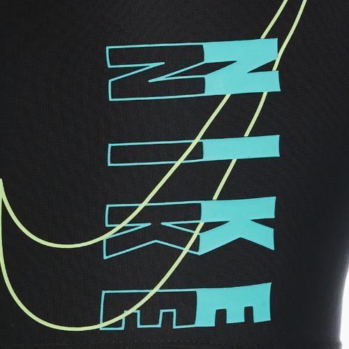 Férfi Nike Reflect Logo Square Leg úszó boxeralsó fekete NESSC583